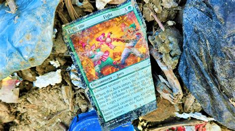 Magic cards landfill